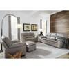 Fauteuil fixe Amisk en cuir (77343-02-CLASSIC-ASH) image 3