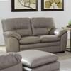 Amisk Stationary Leather Loveseat (77343-03-CLASSIC-ASH) image 1