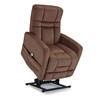Fauteuil releveur Augusta en tissu (43100-36-COFFEE-KONA) image 2