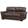 Becklow Stationary Leather Loveseat (77314-03-ALLEGRO-MAPLE) image 2