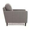 Beech Stationary Leather Chair (77718-02-COLORADO-DARK-GREY) image 3