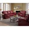 Fauteuil inclinable motorisé pivotant berçant Brunswick en cuir (40620-33-BRONCO-CERISE) image 2