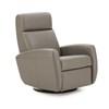 Buena Vista II Swivel Glider Leather Recliner (42217-34-VENICE-COAL) image 1