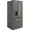 33-inch, 17.5 cu.ft. Counter-Depth French 3-Door Refrigerator with External Water and Ice Dispensing System (GYE18JMLES) image 2