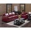 Fauteuil fixe Corissa en cuir (77500-95-CARNIVAL-RIVIERA) image 2