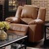 Delaney Swivel Rocker Leather Recliner (41040-33-CLASSIC-SAHARA) image 1