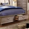Belgrade Queen Upholstered Panel Bed with Storage (CM7614Q-BED) image 2