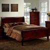 Louis Philippe III King Sleigh Bed (CM7866CH-EK-BED) image 2