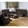 Fiesta Power Reclining Leather Loveseat (41039-63-TULSA-II-DARK-BROWN) image 2