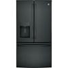 36-inch, 27.8 cu.ft. Freestanding French 3-Door Refrigerator with Ice and Water Dispensing System (GFE28GGKBB) image 1
