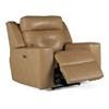 Fauteuil inclinable motorisé berçant Grove en cuir (41062-39-CLASSIC-WHEAT) image 1