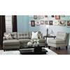 Barbara Fabric 2 pc Sectional (70575-08/70575-16-STERLING-MINK) image 2