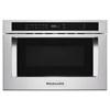 24-inch, 1.2 cu. ft. Under-Counter Microwave Oven Drawer (KMBD104GSS) image 1