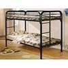 4501-3-TTBK Twin over Twin Metal Bunkbed image 1