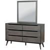 Lennart 6-Drawer Dresser (CM7386GY-D) image 2
