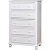 Olivia 5-Drawer Kids Chest (CM7155WH-C) image 1