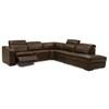Mobilier modulaire 5-pièces Cortez II inclinable en cuir (40640-77/40640-72/40640-19/40640-72/40640-17-BRONCO-STAR) image 1