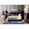 Pine Ridge CM-BK966F-BED Twin over Full Bunk Bed with Steps and Drawers image 5
