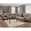 Legacy Reclining Leather Look 3 pc Sectional (500-8337-26) image 1