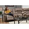 Legacy Reclining Leather Look 3 pc Sectional (500-8337-26) image 2