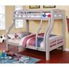 Solpine CM-BK618GY Twin/Full Bunk Bed image 2