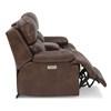 Kenaston Power Reclining Leather Loveseat with Console (41064-L8-BRONCO-BOURBON) image 4