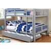 Cameron CM-BK929F-GY Full/Full Bunk Bed, Gray image 2