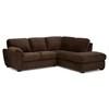 Mobilier modulaire 2-pièces Lanza en tissu (70347-07/70347-35-ADMIRAL-CHOCOLATE) image 1