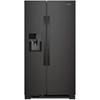 36-inch, 24.5 cu. ft. Freestanding Side-by-Side Refrigerator with Exterior Ice and Water Dispenser with EveryDrop™ Water Filtration (WRS335SDHB) image 1