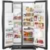 36-inch, 24.5 cu. ft. Freestanding Side-by-Side Refrigerator with Exterior Ice and Water Dispenser with EveryDrop™ Water Filtration (WRS335SDHB) image 4