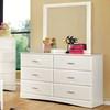 Prismo CM7941WH-M Dresser Mirror (White) image 2