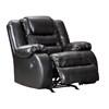 Vacherie Rocker Leather Look Recliner (7930825) image 2
