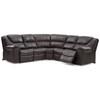 Parkville Reclining Leather 5 pc Sectional (41029-47/41029-30/41029-09/41029-30/41029-46-BROADWAY-ONYX) image 1