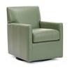 Pia Swivel Leather Accent Chair (77040-99-DAZZLE-OLIVE) image 1