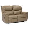 Causeuse inclinable motorisée Regent en cuir (41094-63-GLOVE-PALOMINO) image 2