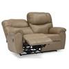 Causeuse inclinable motorisée Regent en cuir (41094-63-GLOVE-PALOMINO) image 4