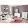 Tiara 10050 Twin Bookcase Bed - Pure White image 2