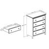 Cotton Candy 4-Drawer Kids Chest (9020034) image 6