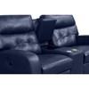 Southgate Reclining Leather Loveseat with Console (41123-58-CLASSIC-INDIGO) image 4