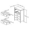 Munich 5-Drawer Chest (10492) image 7