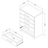 Primo 5-Drawer Chest (11309) image 7