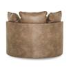 Sutton Swivel Fabric Accent Chair (70041-99-PALACE-SILT) image 4