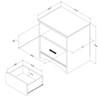 Tiara 1-Drawer Kids Nightstand (9059062) image 6