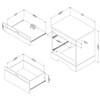 Reevo 2-Drawer Nightstand (10271) image 9