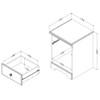 Summer Breeze 1-Drawer Kids Nightstand (3210062) image 5