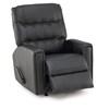 Fauteuil inclinable Thorncliffe en cuir avec inclinaison à proximité du mur (43024-35-BROADWAY-ONYX) image 1