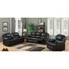 Brewster Reclining Leather Look Sofa (9885BLK-3) image 2
