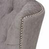 Hudson Stationary Fabric Accent Chair (HUDSON-CH-SILVER) image 2