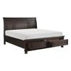 Begonia California King Platform Bed with Storage (1718KGY-1CK*) image 3