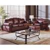 Troon Stationary Leather Chair (77299-02-CLASSIC-BURGUNDY) image 2